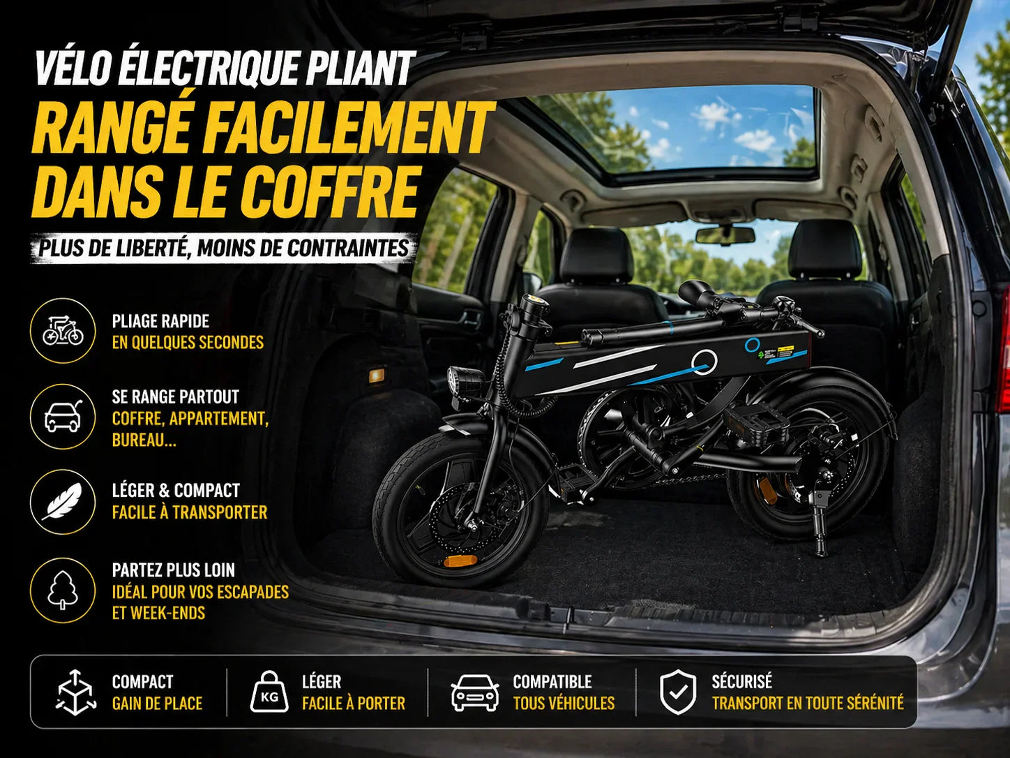 Vélo Électrique Pliant : Choisir un modèle compact et pratique – Urbano ...